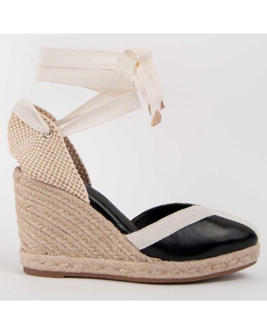 Montevita Natural Espadrille Mit Keilabsatz Balenci2