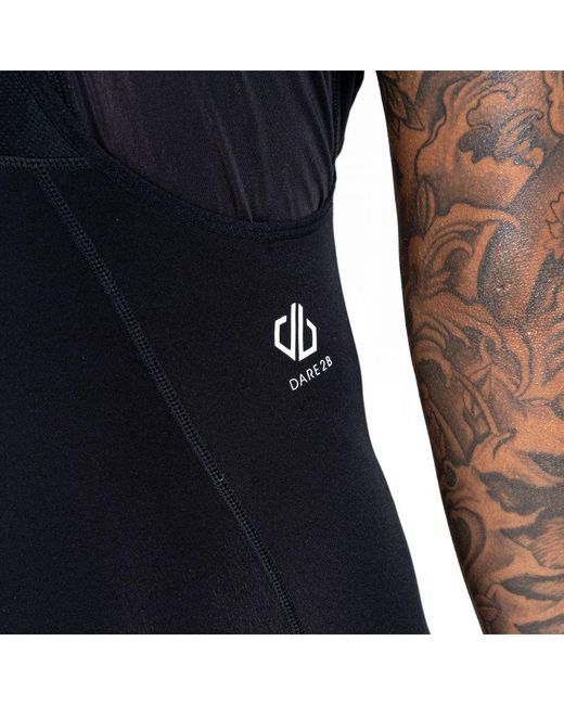 Dare 2b Black Virtuous Aep Cycling Bib Tights for men