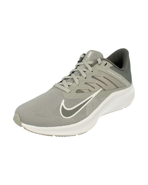 Nike Gray Quest 3 Trainers for men