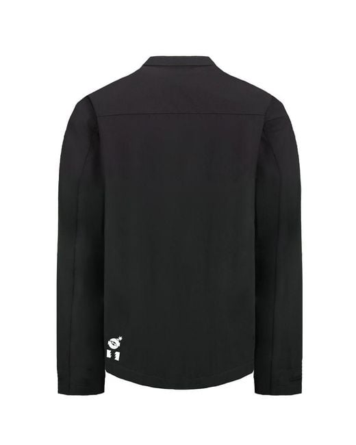 PUMA Black X The Hundreds Long Sleeve Zip Up Chore Jacket 598310 01 for men