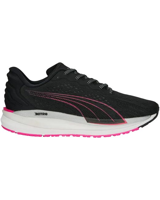 PUMA Black Magnify Nitro Surge Running Shoes
