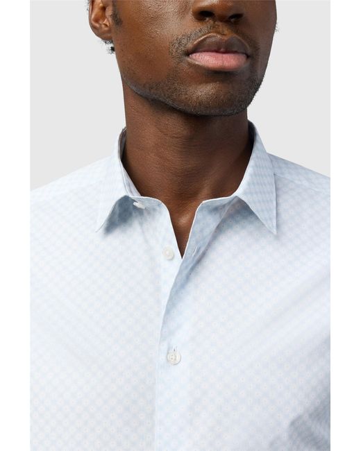 Ted Baker White Long Sleeve Slim Fit Formal Shirt for men