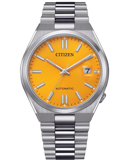 Citizen Gray Tsuyosa Watch Nj0150-81Z Stainless Steel for men