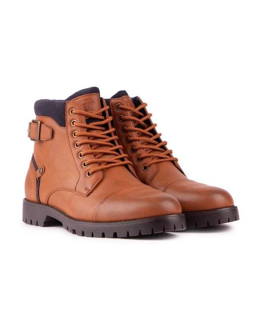 Original Penguin Brown Bonham Boots for men