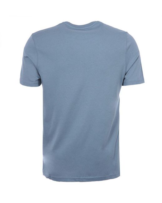 Lyle & Scott Blue Plain Organic Cotton T-Shirt for men