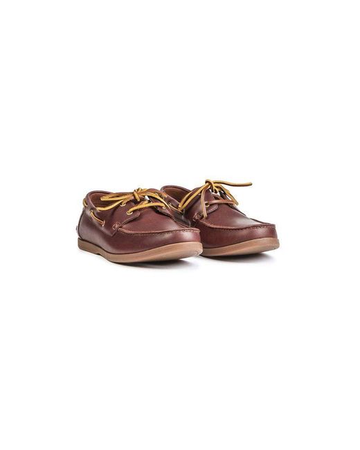 Clarks Red Pickwell Shoes for men