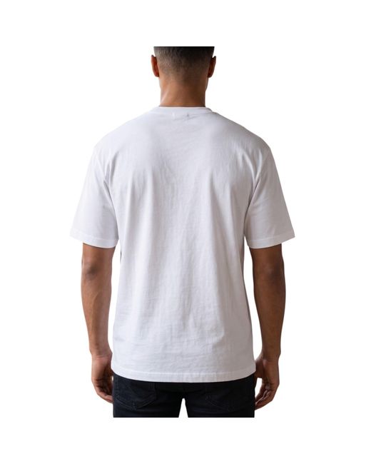 883 Police White T Shirts Siclen Crew Neck Short Sleeve Casual Summer Cotton Tee for men