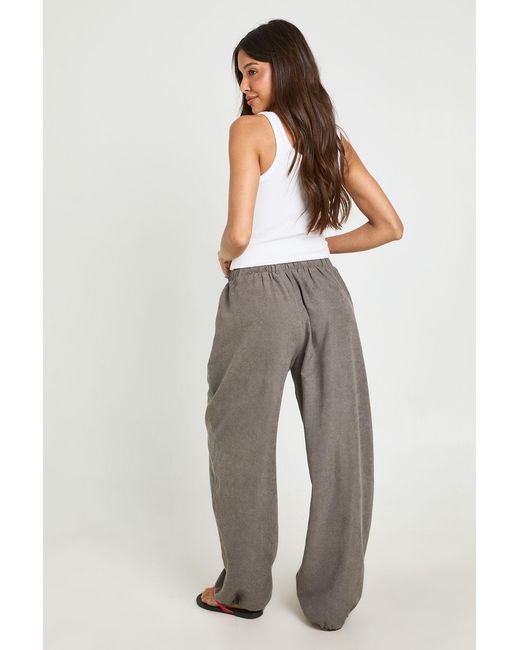 Boohoo Multicolor Bungee Cord Balloon Trousers
