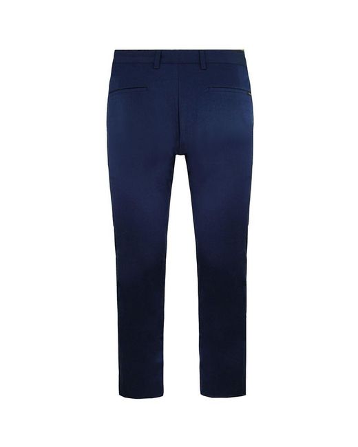 Calvin Klein Blue Piper Chino Trousers Cotton for men