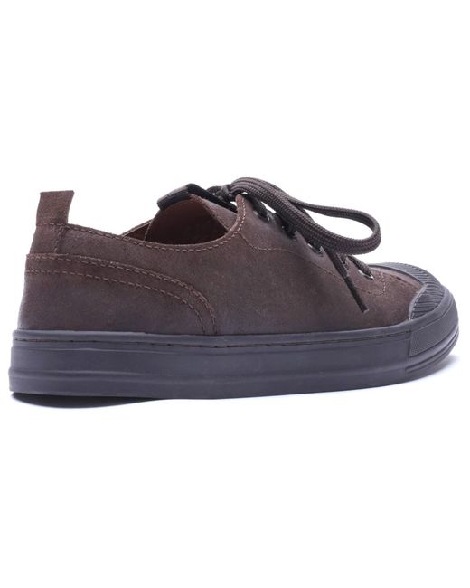 Base London Blue Volt Leather Lace-Up Shoes for men