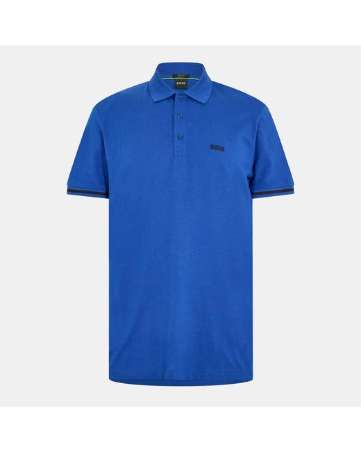 Boss Blue Regular Fit Polo Shirt for men