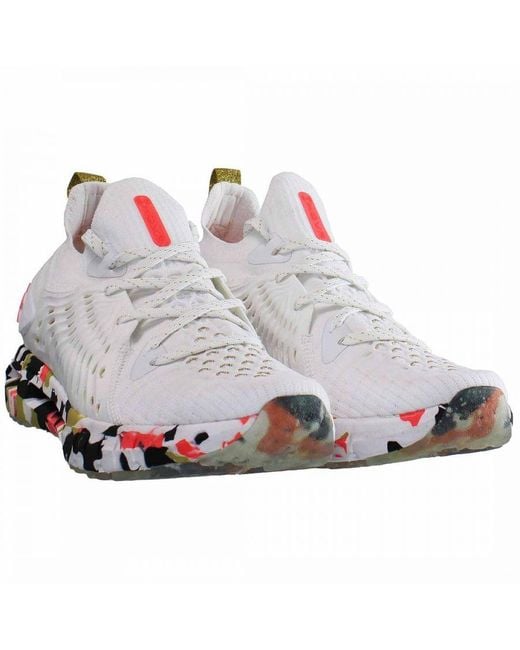 Under Armour White Hovr Phantom Rn "Upstream Camo" Running Trainers