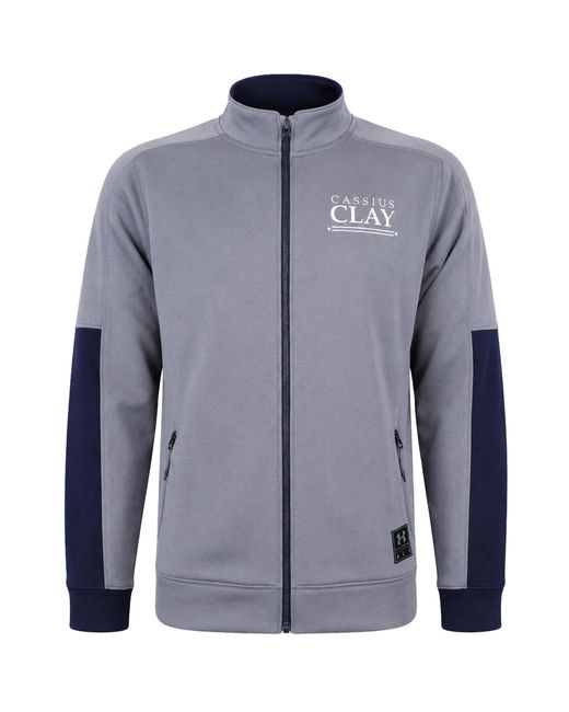 Under Armour Blue Cassius Clay Track Jacket for men