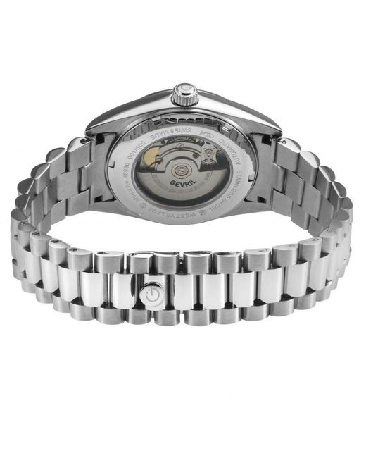 Gevril Gray West Village 48934B Swiss Automatic Sellita Sw200 Watch for men