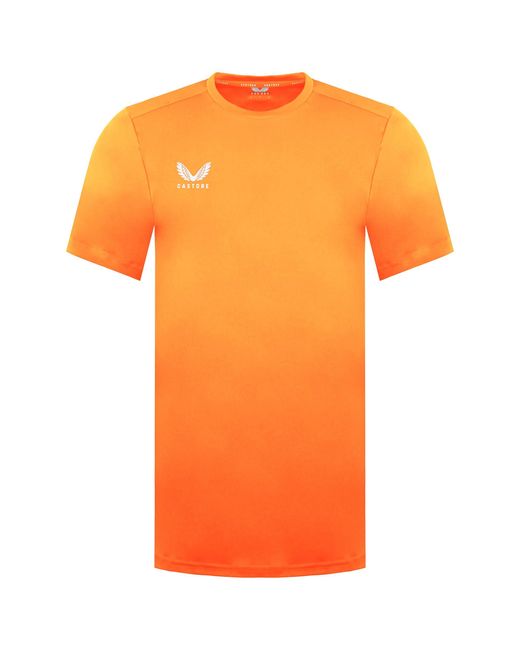 Castore Orange Logo Training T-Shirt for men