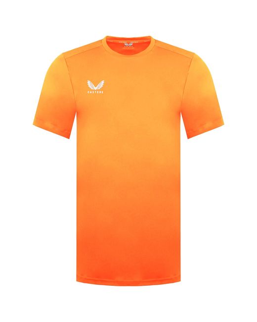 Castore Orange Logo Training T-Shirt for men