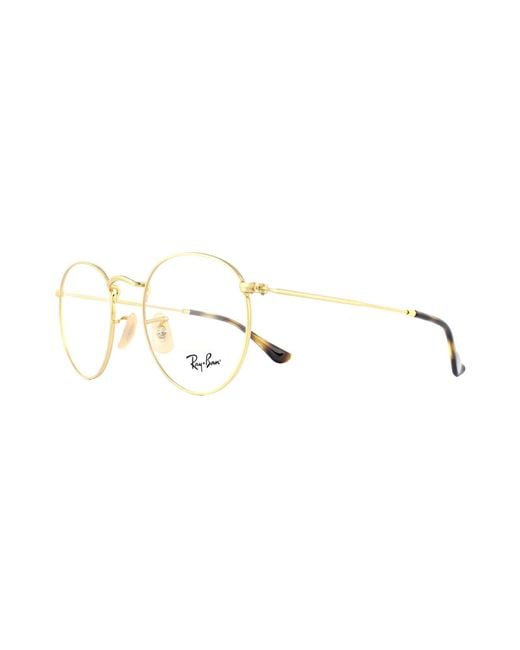 Ray-Ban Metallic Round Arista Rx3447V Metal