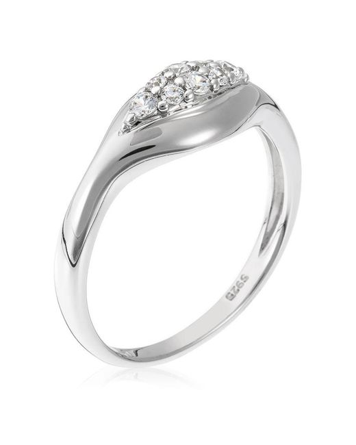 Orphelia Metallic 925 Sterling Ring