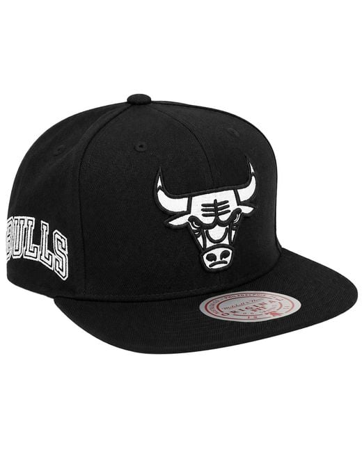 Mitchell & Ness Black Nba Chicago Bulls Evergreen Cap for men