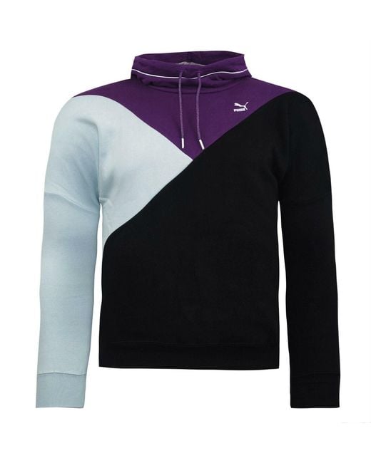 PUMA Blue 90's Colorblock Hoodie