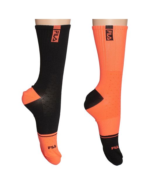 Fila Black Pack Of 2 And Long Cycling Socks F2524