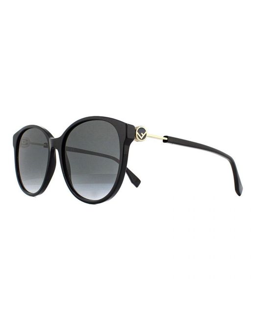 Fendi Black Sunglasses Ff 0412/S 807 9O Gradient