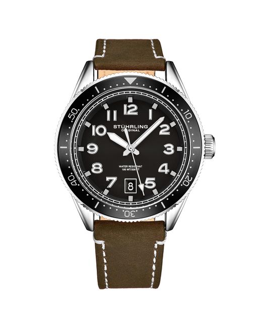 Stuhrling Gray And Quartz 42Mm for men