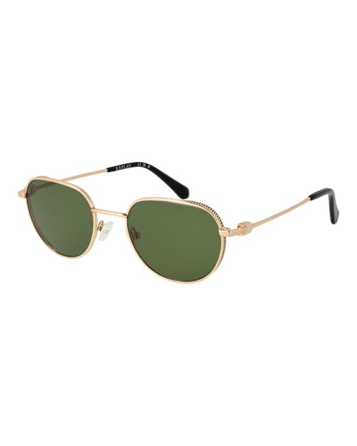 Replay Green Metal Sunglasses for men