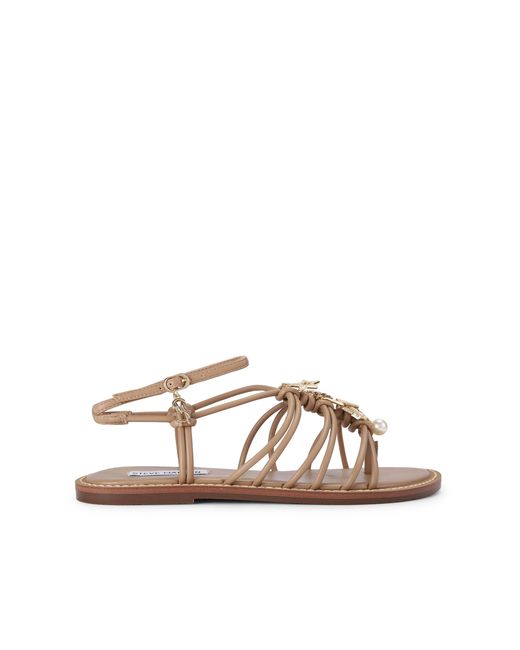 Steve Madden Brown La Charmer Sandals Fabric