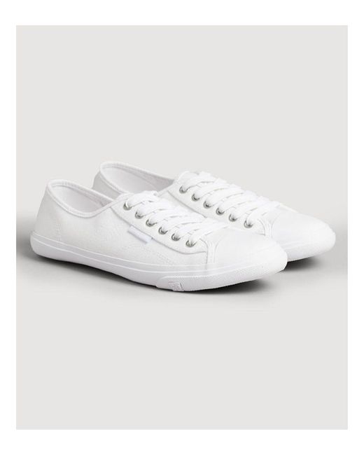 Superdry White Low Pro Classic Sneakers