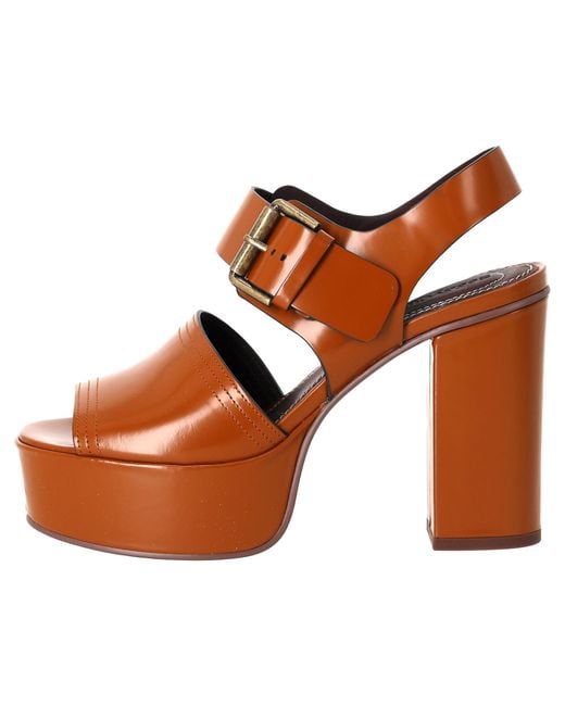 See By Chloé Brown Slingback Pumps