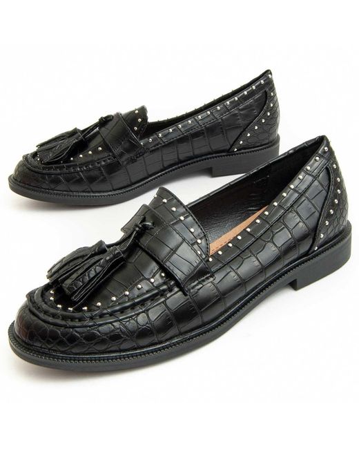 Montevita Black Moccasins Moccavita12