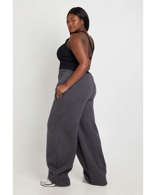 Boohoo Blue Plus Wide Leg Joggers
