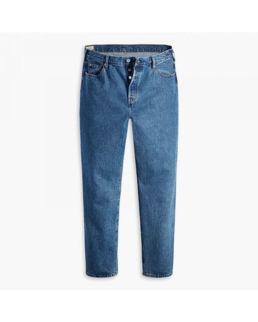 Levi's Dames Plus 501 Original Fit Jeans In Denim in het Blue