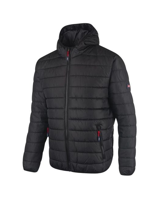 Lee Cooper Gray Thermal Showerproof Padded Jacket for men