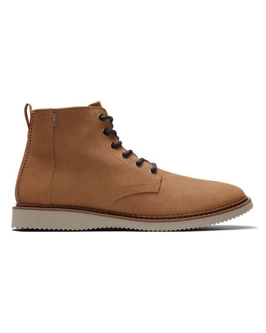 TOMS Porter Brown Boots Leather for men