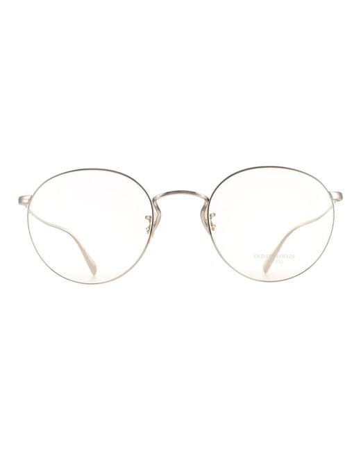 Oliver Peoples Metallic Round Ov1186 Coleridge Metal