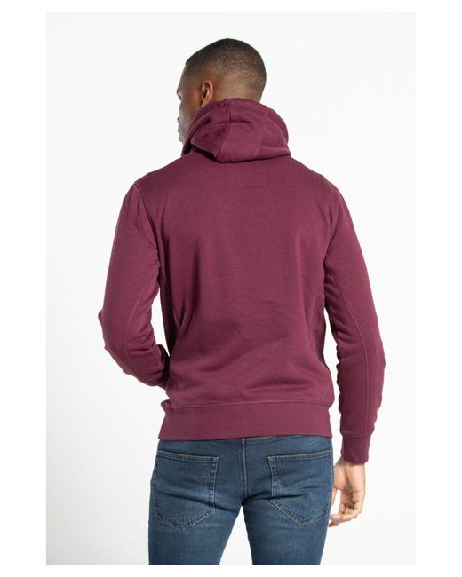 Tokyo Laundry Red Cotton Blend Hoody for men