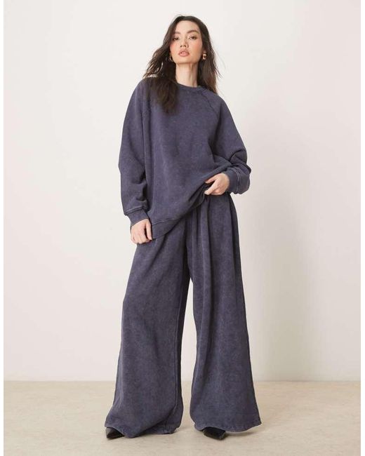 ASOS Blue Co-Ord Oversized Sweatshirt