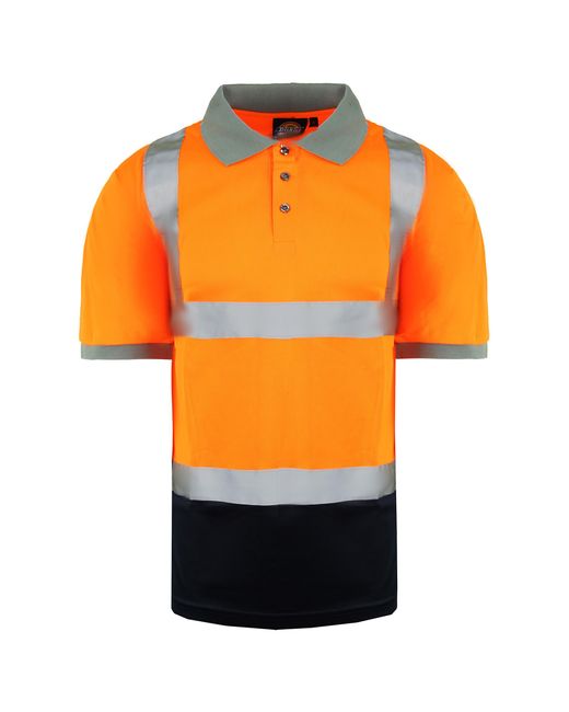 Dickies Orange Safety Polo Shirt for men