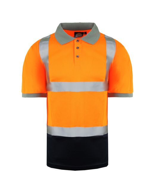 Dickies Orange Safety Polo Shirt for men