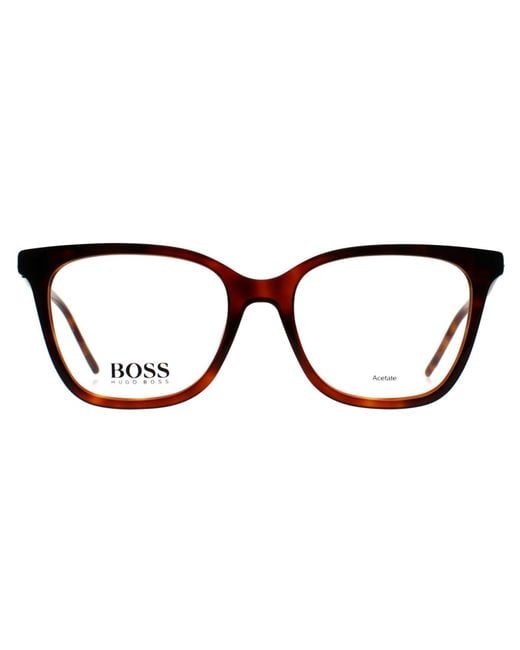 Boss Brown Square Dark Tortoise 1207