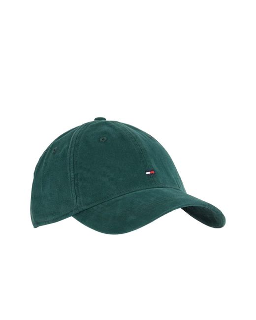 Tommy Hilfiger Green 1985 Collection Six-panel Flag Baseball Cap for men