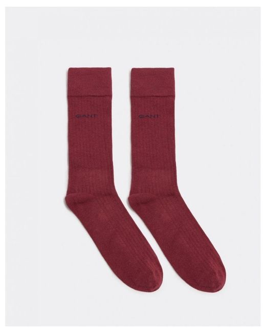 Gant Red Rib Socks for men
