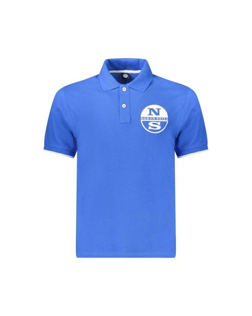 North Sails Blue Classic Fit Polo Shirt for men