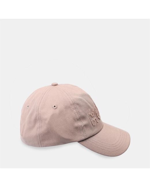 HUGO Pink Accessories Fr Cap With Raw Edge Logo