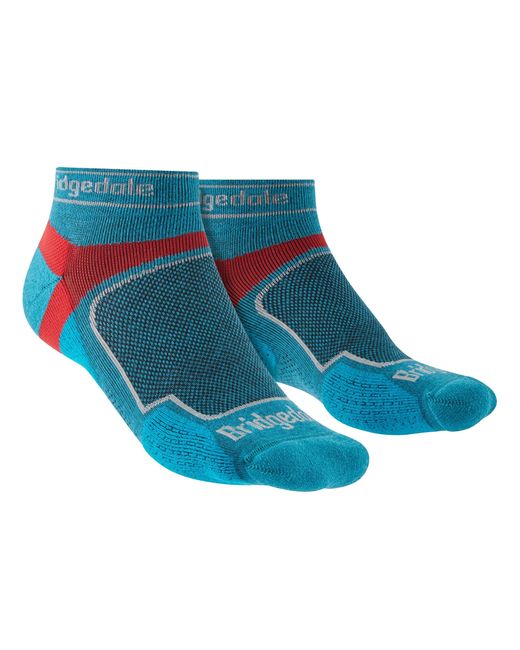 Bridgedale Blue Running Ultralight Sport Low Socks for men