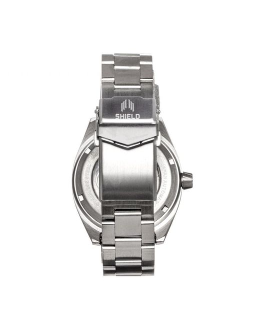 Shield Blue Nitrox Automatic Bracelet Watch W/Date for men