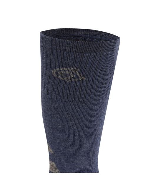 Craghoppers Blue Adult Wool Blend Insect Repellent Advent Socks /Coast)