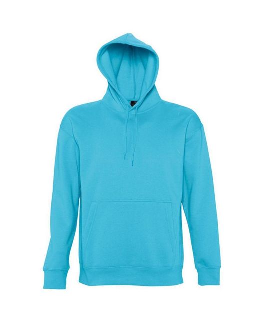 Sol's Blue Slam Hooded Sweatshirt / Hoodie () for men